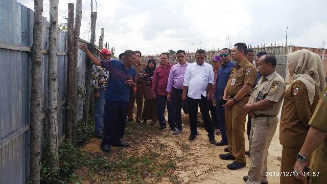 Sidak Komisi IV DPRD Pekanbaru ke Pasar Induk, Pengembang di Desak Bangun Drainase